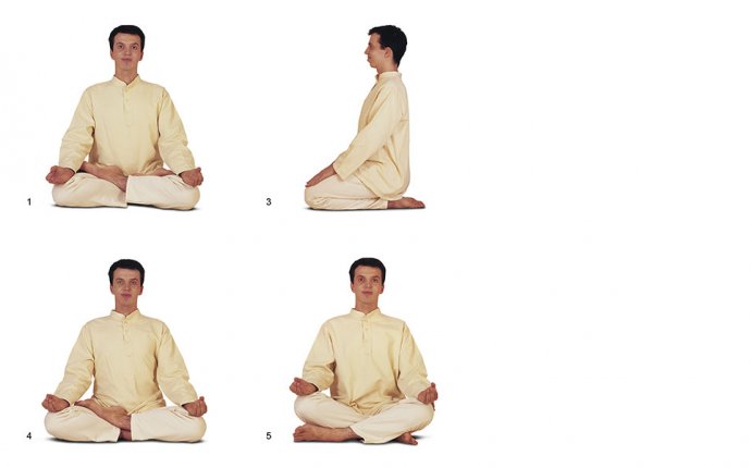 Sitting Postures for Pranayama and Meditation