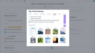 display tab